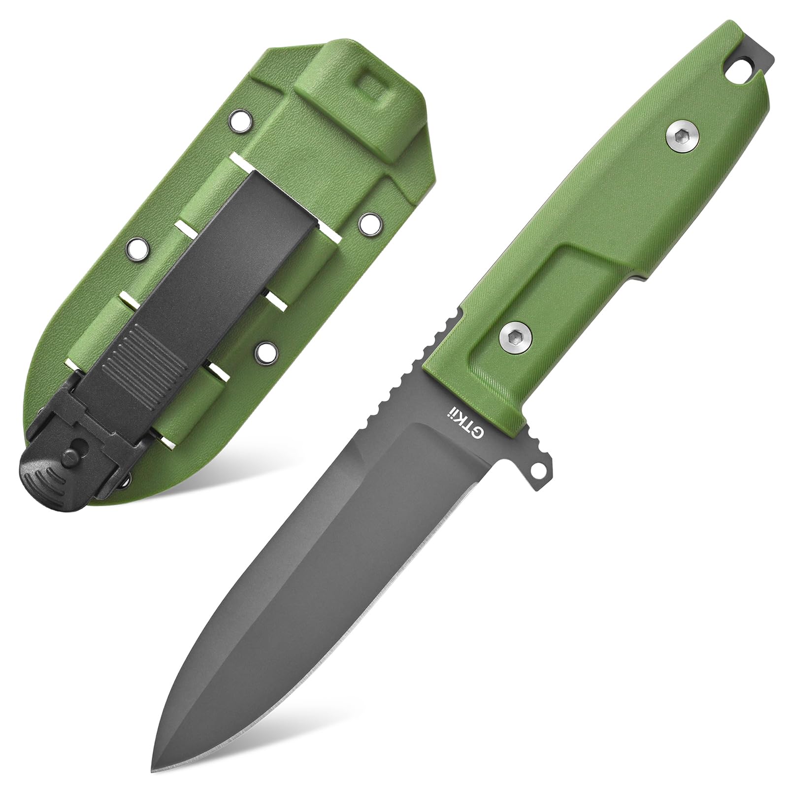 Amazon.com : Gtkii GTK40 Fixed Blade Knife AUS-8 Steel Blade Full